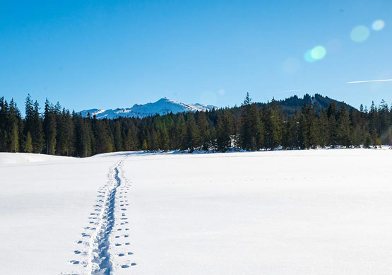 Winterlandschaft Reit im Winkl. Unser Seminarort für Betriebsrat-Seminare
